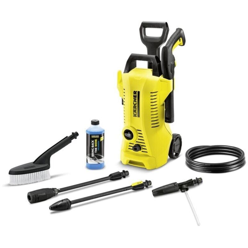 Karcher Nettoyeur haute pression K2 Power control avec kit car (canon à mousse, brosse simple, détergent voiture) - 110 bars