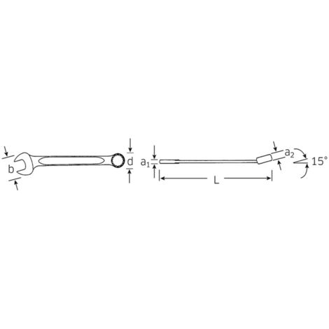 Clé anglaise Stahlwille 40083434 34 mm