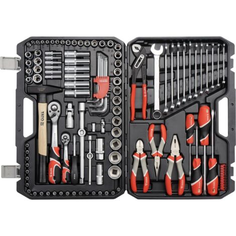 YATO YT-38901 - Jeu de douilles 1/4", 1/2" 122pcs