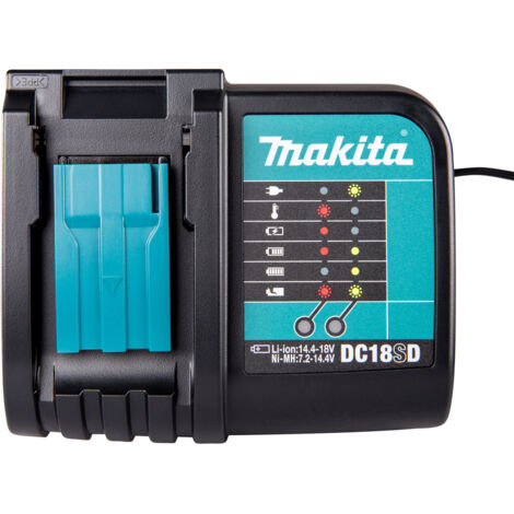 Chargeur de charge lent Makita DC18SD 9 6-18V Li-lon