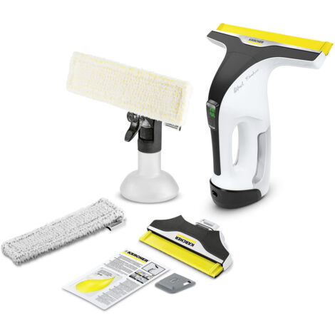 Karcher WV 7 Signature Line Nettoyeur de vitres électrique sans fil garantie 3 ans avec coffret de rangement, autonomie 100 fenêtres