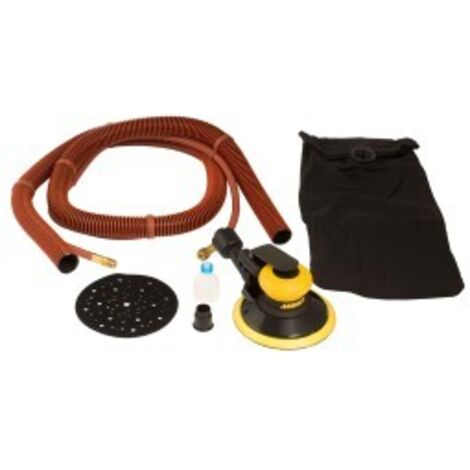 Mirka – Ponceuse pneumatique orbitale aléatoire – Finition lisse pour surfaces variées – Design ergonomique pour usage prolongé - ROS 650 DB