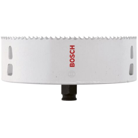 Bosch – Scie cloche 98 mm pour bois dur et métal – Coupe nette sans éclat – Emmanchement rapide – Pour travaux intensifs