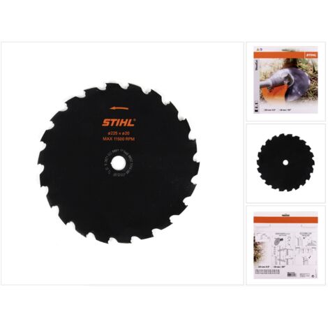 Gouge à dents de scie circulaire 225 mm 24 Z Stihl 40007134202 (1/5)