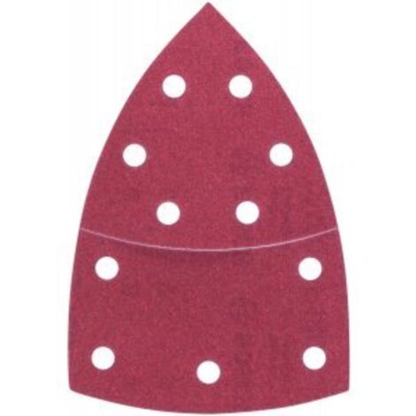 Papier de sable Bosch 2609256A65 102x62/93 mm K180 10 unités