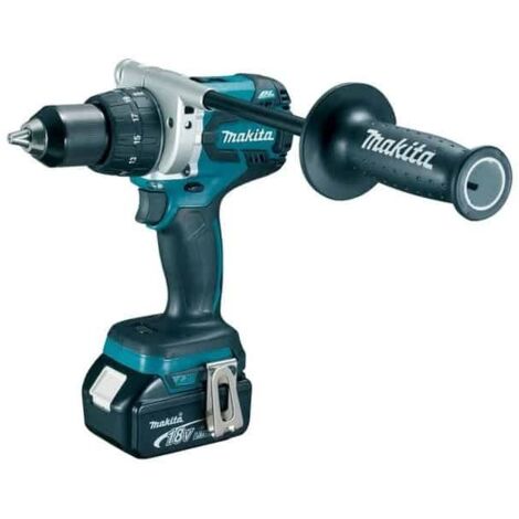 Perceuse Makita DDF486RTJ 18V avec 2 batteries 5.0Ah – Moteur Brushless – Couple 60Nm pour béton armé – Coffret de transport inclus (1/4)