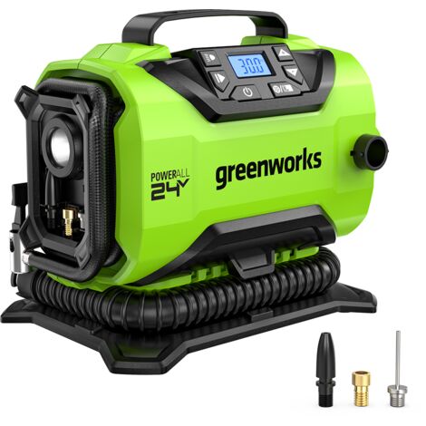 Compresseur d'air sans fil Greenworks G24IN 24 V (sans batterie et chargeur) (1/5)