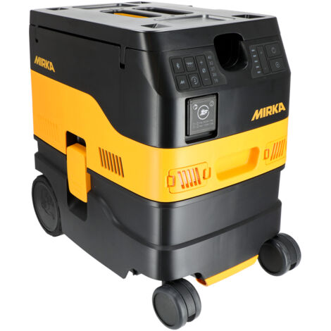 Aspirateur professionnel Mirka DEXOS 1217 M AFC – Puissance 1200W – Dépression 210 mbar – Pour chantiers humides et poussières fines