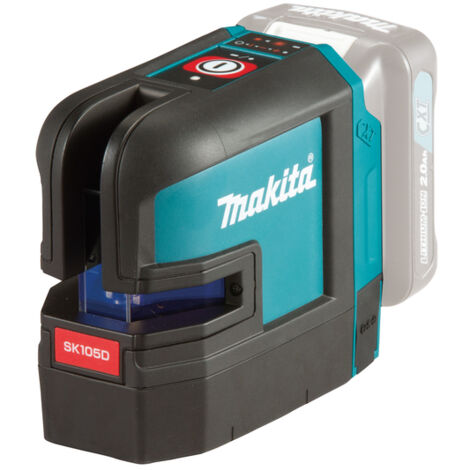 Makita – Niveau laser de ligne transversale 12V – Portée 20m – Laser vert – Précision ± 3mm – Pour chantiers et travaux de précision - SK105DZ