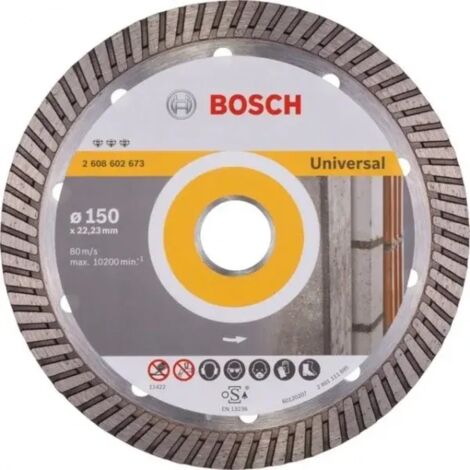 Disque à tronçonner diamanté Bosch BEST FOR UNIVERSAL TURBO 125 mm