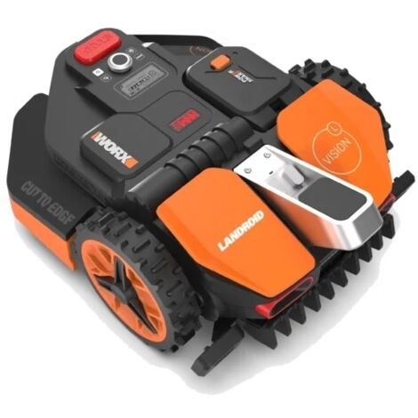 Worx – Tondeuse à batterie 20V – Largeur de coupe 32cm – Surface d'action 300m² – Inclus chargeur – Technologie de coupe intelligente