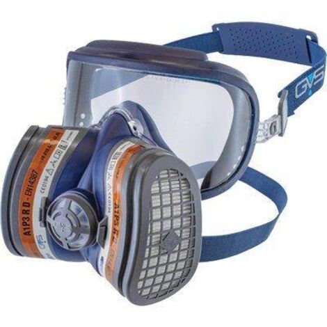 Masque Respiratoire GVS Elipse SPR299 Avec Filtres P3 - Protection Poussière & Fumées, Taille S/M