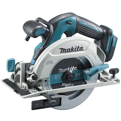 Makita – Scie circulaire sans fil 18V – Moteur Brushless – Coupe précise pour bois dur – Profondeur de coupe 57mm – Vendu sans batterie ni chargeur - DHS680Z (1/2)
