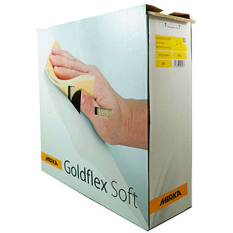Rouleau de ponçage Mirka GoldFlex Soft 2912707041 115mmx25 m P400