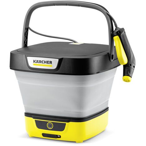 Karcher Nettoyeur mobile OC3 pliable, autonome en eau et en électricité, idéal vélo, bottes, chiens, outils de jardin