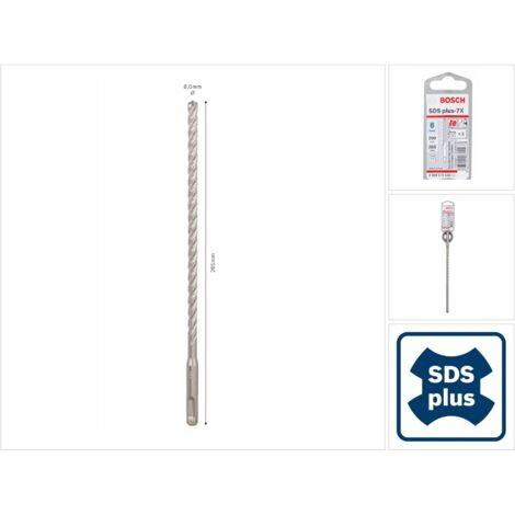 Forets à marteau SDS-plus-7X Bosch 8 x 200 x 265 mm - 2608576133