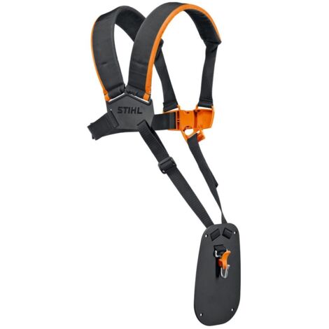 Harnais de sécurité double bandoulière pour débroussailleuses – Confort optimal – Répartition du poids – Compatible avec modèles Stihl - 41197109001