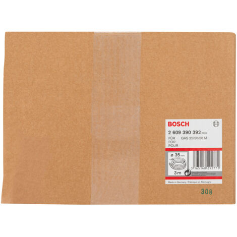 Tuyau Bosch pour ventouse Bosch 3 m 35 mm avec fermeture à baïonnette