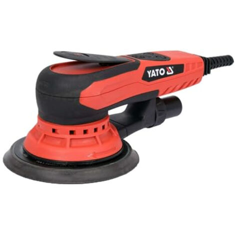 Bricoline – Ponceuse orbitale 125mm – Puissance 350W – Vitesse 12000 tr/min – Fixation auto-agrippante – Pour ponçage bois dur et métal