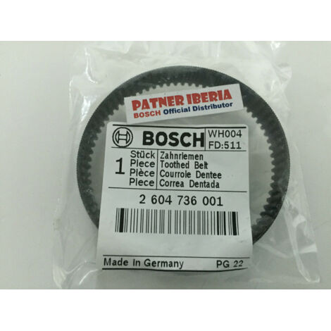 Bosch – Courroie dentée pour rabot portatif PHO 1500 – Pour bois dur – Longueur 150mm – SKU 2604736001