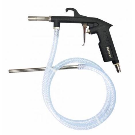 Stanley – Pistolet de soufflage de sable – Sableuse pneumatique – Pression nominale 6 bars – Débit max 300 L/min – Pour travaux de finition