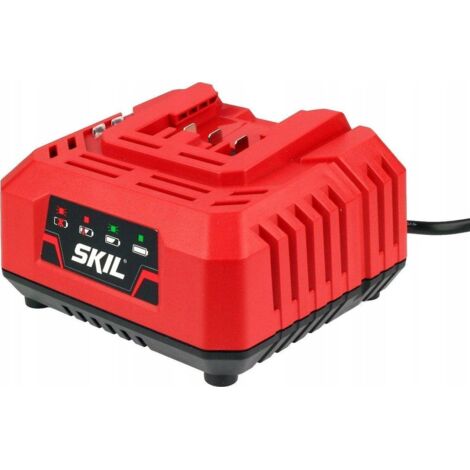 Chargeur pour électroportatif 20V – Courant de charge 2.4A – Compatible PWRCORE 20™ – Protection contre surcharge et surchauffe – Skil (1/3)