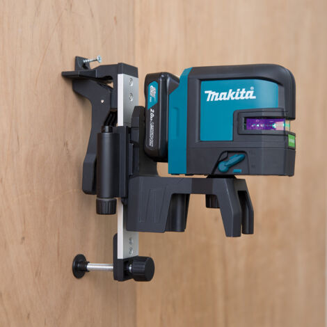 Makita – Niveau laser de ligne transversale 12V – Laser vert – Portée 20m – 2 lignes – Avec batterie 2.0Ah – Pour chantiers intérieurs