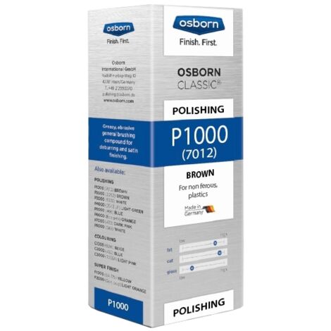 Pains de pâte à polir pré-polish marron OSBORN