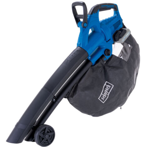 Scheppach Aspirateur-Souffleur de feuilles sans fil IXES 20V - BC-BLV720-X - Brushless - 2x20V - Haut débit d'air - Transmission optimale - Sac 45L - Vendue sans batterie ni chargeur (1/5)