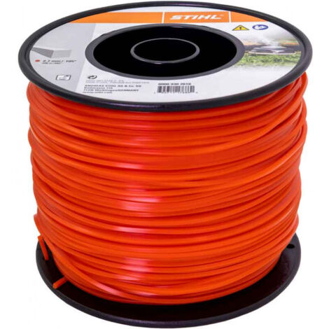 Fil de coupe 2,7 mm x 215 m – Accessoire pour coupe-bordure – Coupe nette pour terrains accidentés – Compatible avec modèles Stihl (1/6)