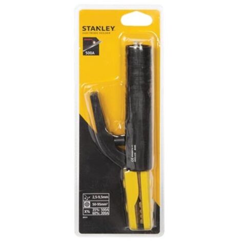 Stanley Porte-électrodes avec pince pour électrodes de Ø 2,5 à 9,5 mm (1/2)