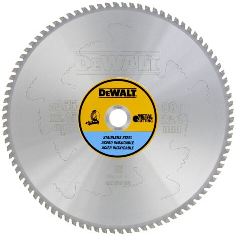 Lame de scie pour le métal DeWalt 355x2 15x25 4 mm Z90 10° (1/6)