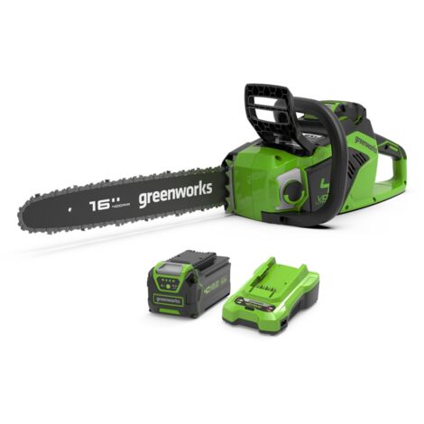 Tronçonneuse Greenworks GD40CS18K4 40 V 1x4 0 Ah 40 cm bande