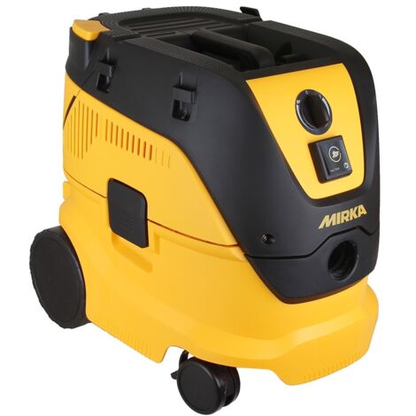 Mirka – Aspirateur professionnel extracteur de poussière 1200W – Dépression 250 mbar – Débit d'air 4500 l/min – 30L – 8999100111