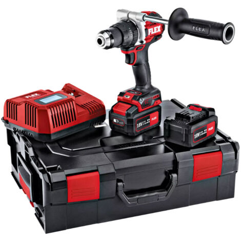 Perceuse à percussion / perceuse sans fil Flex PD 2G 18.0-EC-HD/5.0 Set 18 V 2x5 0 Ah accu.