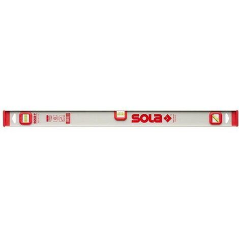 SOLA AV 100 Tube Aluminium Profil Niveau à Bulle Argent 100 Cm 4201116282 74257