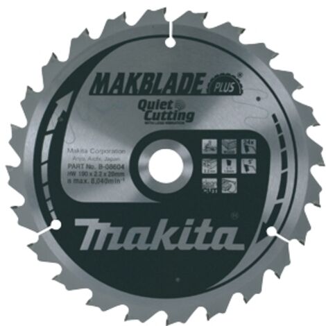 Lame de scie Makita MAKBLADE PLUS 260x2 3x30 0 mm Z40 5°