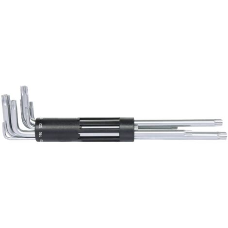 3-en-1 Jeu de clé mâle Torx percé 8pcslong (1/5)