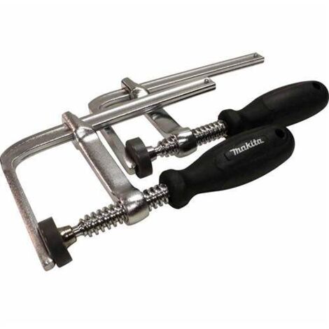 Makita – Pinces pour scie plongeante – Lot de 2 – Fixation sécurisée pour rails F140 et F300 – Performance optimale découpe bois - 194385-5