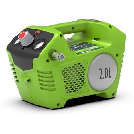 Compresseur d'air sans fil Greenworks G24AC 24 V (sans batterie et chargeur) (1/5)