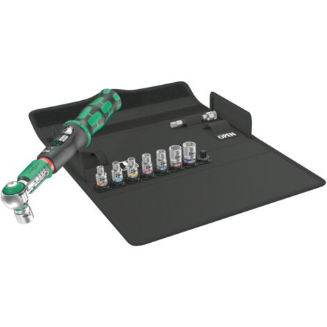 Clé dynamométrique Wera Safe-Torque A 1 Imperial Set 1 1/4'' 2-12 Nm 10 unités (1/4)