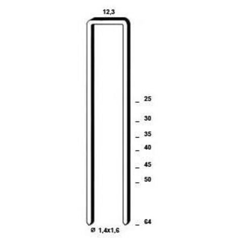 Agrafes Bostitch 1165001Z 50x12 45 mm 10000 pcs . galvanisé (1/3)