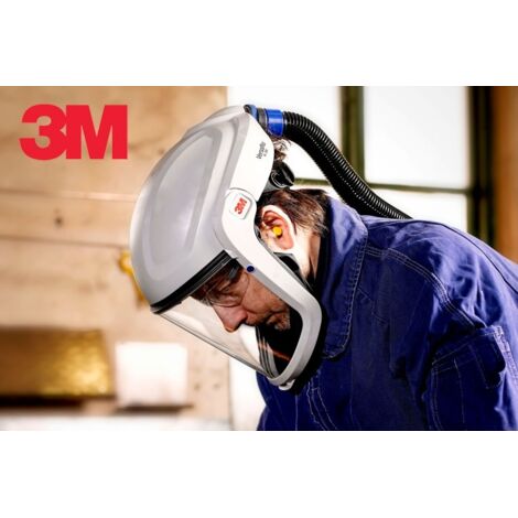 3M – Casque de protection avec écran résistant à la chaleur – Norme EPI – Pour environnements chauds – Modèle Versaflo M207