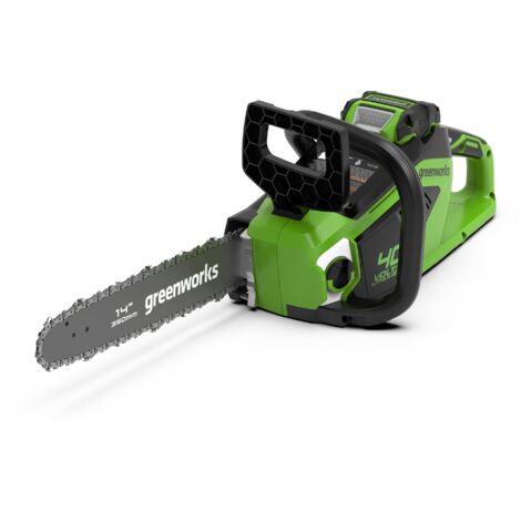 Tronçonneuse Greenworks GD40CS15 40 V 35 cm rail de guidage (sans batterie et chargeur)