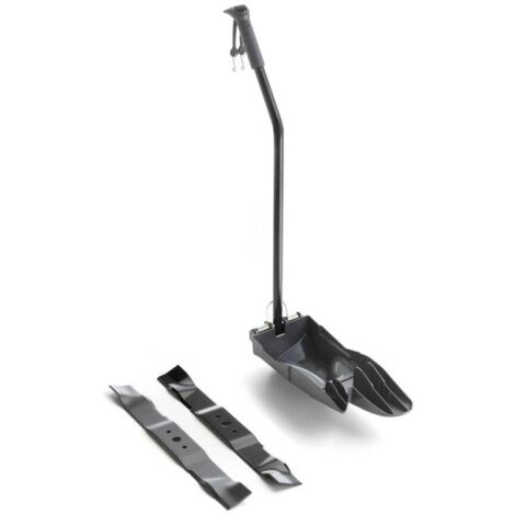 Castelgarden – Kit lames et bouchon mulching pour tracteur tondeuse Stiga – Compatible MP 98 – Longueur 92cm – Coupe précise pour pelouse