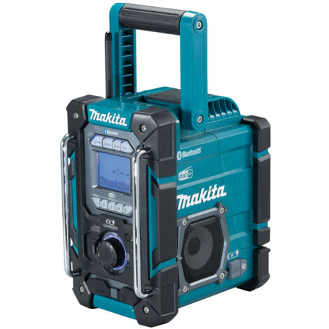 Makita – Radio de chantier DMR301 10-18V – Alimentation batterie – Excellente qualité sonore – Pour chantiers et espaces confinés