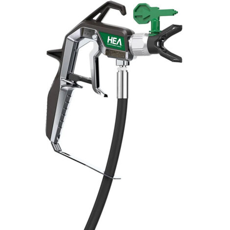 Pistolet à peinture HEA Control Pro métal – Gâchette à deux doigts pour contrôle précis – Compatible pulvérisateurs WAGNER 250M/350M