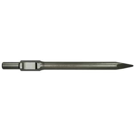 Hikoki – Burin pointu 30 mm hexagonal 410 mm – Acier trempé pour béton armé – Pointe forgée pyramidale pour démolition efficace - 751543K