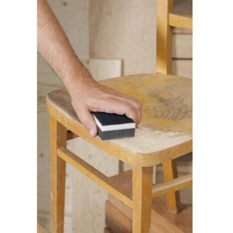 Éponge de ponçage Wolfcraft 125x70x35 mm P60/80/120 (1/5)