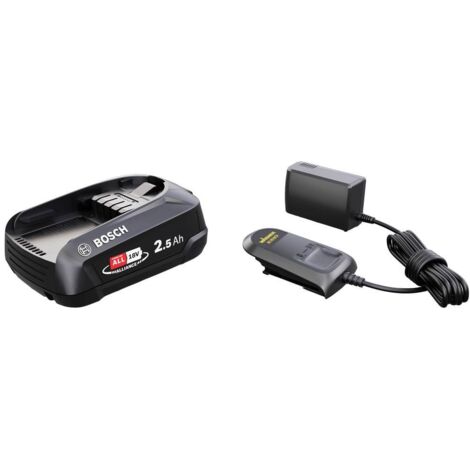 Wagner – Batterie Li-ion 18V 2,5Ah avec chargeur – Performance optimale pour outils électroportatifs – Longue durée de vie (1/6)